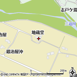 宮城県栗原市栗駒中野地蔵堂周辺の地図