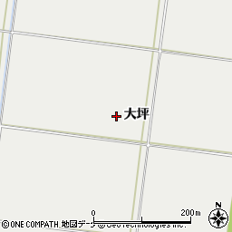 山形県酒田市広野（大坪）周辺の地図