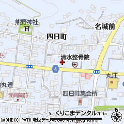 セブンイレブン栗駒岩ヶ崎四日町店周辺の地図