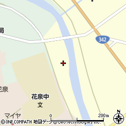岩手県一関市花泉町老松（水沢土手外）周辺の地図