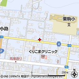 栗駒放課後児童クラブ周辺の地図