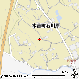 宮城県気仙沼市本吉町石川原周辺の地図