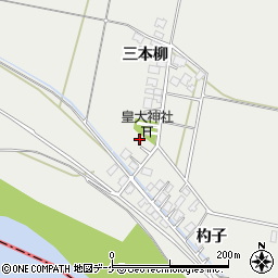 山形県酒田市広野三本柳166周辺の地図