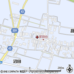 山形県東田川郡庄内町家根合菖蒲島141周辺の地図
