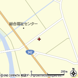 岩手県一関市花泉町老松水沢周辺の地図