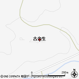 岩手県一関市室根町津谷川古金生周辺の地図