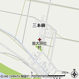 山形県酒田市広野三本柳160周辺の地図