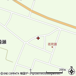 山形県東田川郡庄内町茗荷瀬岡田周辺の地図