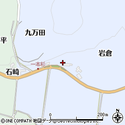 宮城県栗原市栗駒岩ケ崎（岩倉）周辺の地図