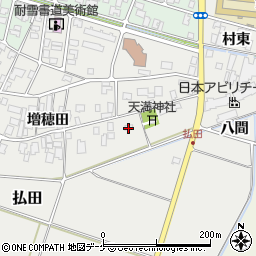 山形県東田川郡庄内町払田増穂田12周辺の地図