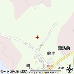 宮城県栗原市栗駒里谷（霞ケ沢西方）周辺の地図
