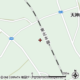 岩手県一関市花泉町花泉（東鹿野）周辺の地図