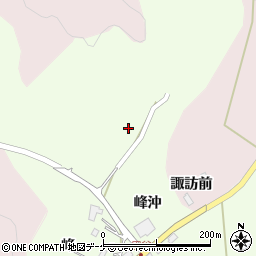 宮城県栗原市栗駒里谷霞ケ沢東方周辺の地図