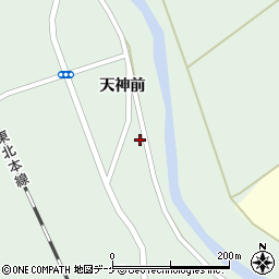 岩手県一関市花泉町花泉天神前9周辺の地図