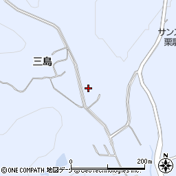宮城県栗原市栗駒岩ケ崎三島82-1周辺の地図