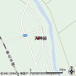岩手県一関市花泉町花泉（天神前）周辺の地図