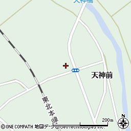 岩手県一関市花泉町花泉下北浦周辺の地図
