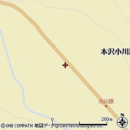 宮城県栗原市花山本沢小川原10-2周辺の地図