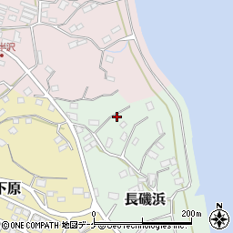 宮城県気仙沼市長磯浜6周辺の地図
