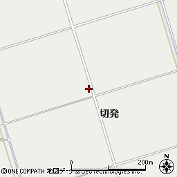 山形県酒田市広野切発周辺の地図