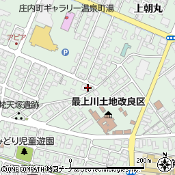 山形県東田川郡庄内町余目上朝丸85-5周辺の地図