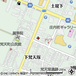 吉田自動車整備余目工場周辺の地図