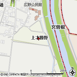 山形県酒田市福岡九番割周辺の地図