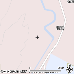 宮城県栗原市栗駒鳥沢八幡下周辺の地図