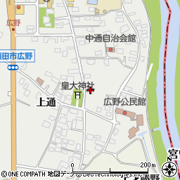 山形県酒田市広野上通15周辺の地図