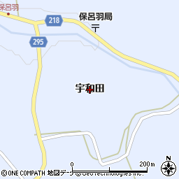 岩手県一関市藤沢町保呂羽（宇和田）周辺の地図