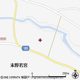 宮城県栗原市金成（末野中江）周辺の地図