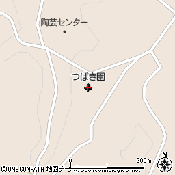 つばき園周辺の地図