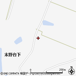 宮城県栗原市金成末野台下54-5周辺の地図