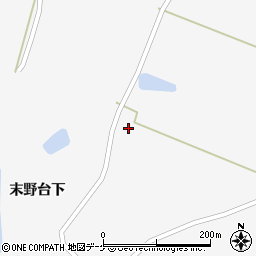 宮城県栗原市金成末野台下54-3周辺の地図