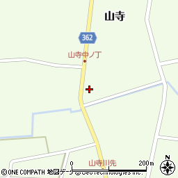 山形県酒田市山寺宅地104周辺の地図