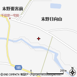 宮城県栗原市金成（末野畑沢沖）周辺の地図