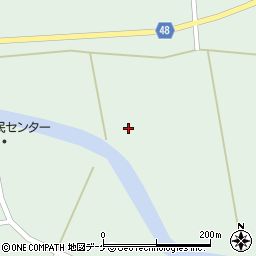 岩手県一関市花泉町花泉高城周辺の地図
