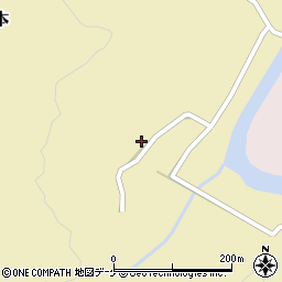 山形県酒田市西坂本村地22-1周辺の地図