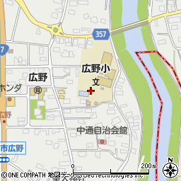 山形県酒田市広野（中通）周辺の地図