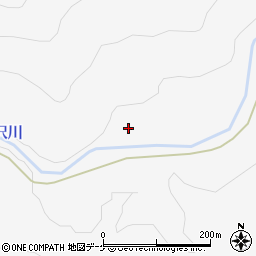 大芦沢川周辺の地図