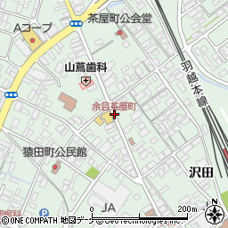 余目茶屋町周辺の地図