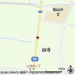 山形県酒田市山寺宅地周辺の地図