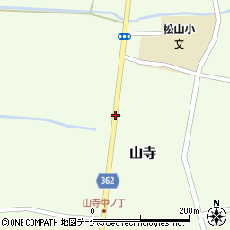 山形県酒田市山寺（宅地）周辺の地図