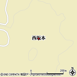 山形県酒田市西坂本周辺の地図