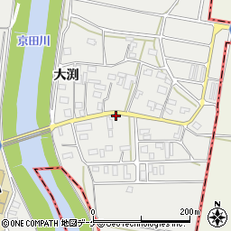 山形県酒田市広野大渕58周辺の地図