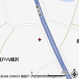 宮城県栗原市金成藤渡戸八幡沢周辺の地図