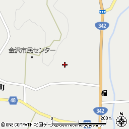 岩手県一関市花泉町金沢（大柳）周辺の地図