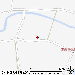 宮城県栗原市金成（末野三嶽）周辺の地図