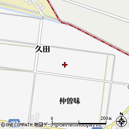 山形県東田川郡庄内町久田周辺の地図