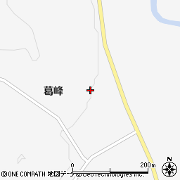 宮城県栗原市栗駒文字葛峰8周辺の地図